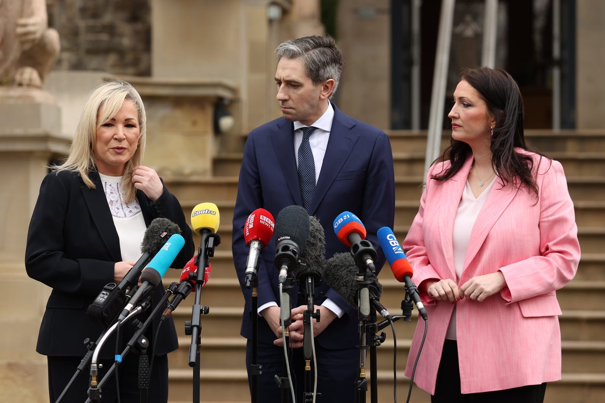 harris hails impact of stormont return on first official visit to northern ireland