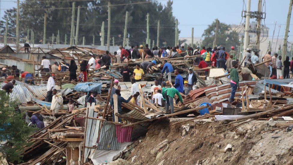 homes demolished after kenya flood evacuation order