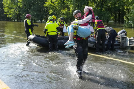 Heavy rains over Texas have led to water rescues and orders to evacuate<br><br>