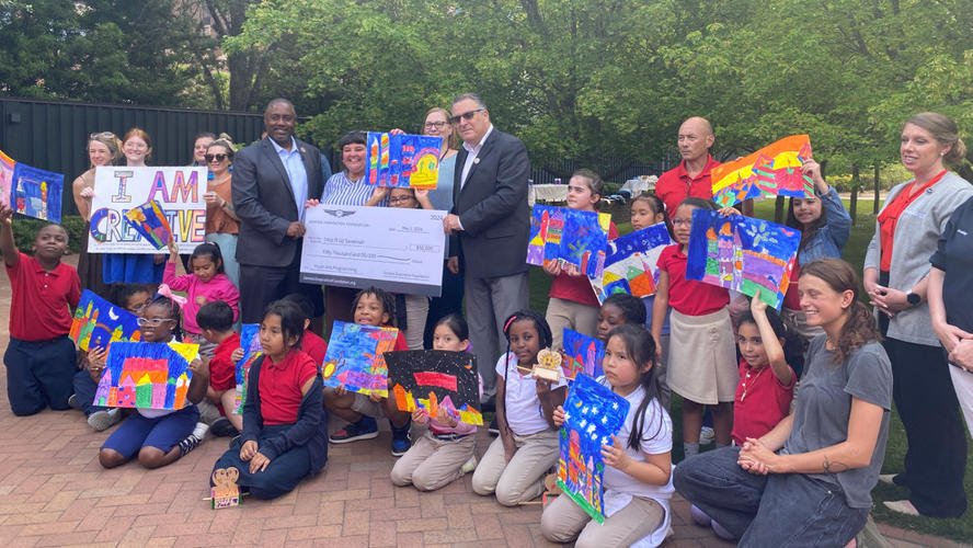 Genesis Foundation grants $50,000 to Loop it Up Savannah for school art programs