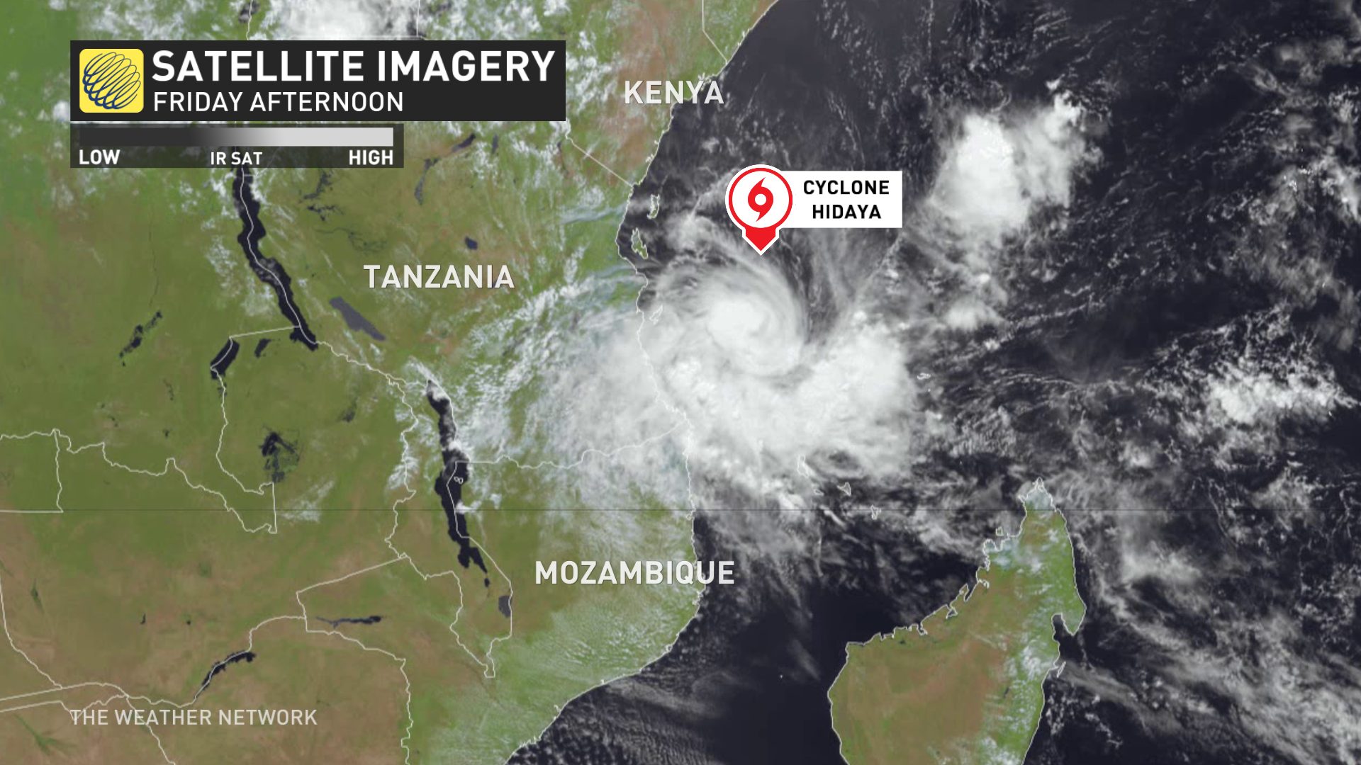 historic tropical cyclone threatens tanzania with major flooding