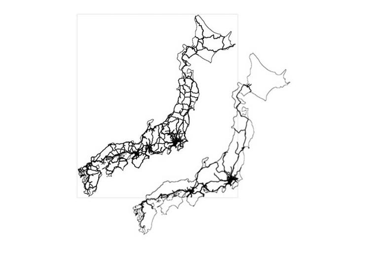 国交省・JR各社資料より著者作成（画像：上岡直見）