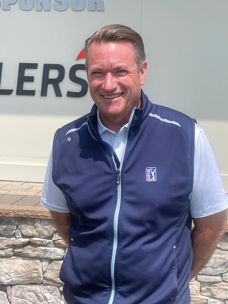 Gary Young, a Millbury resident, was on hand at the Travelers Championship media day on Monday. He is the PGA Tour senior vice president of rules and competitions.