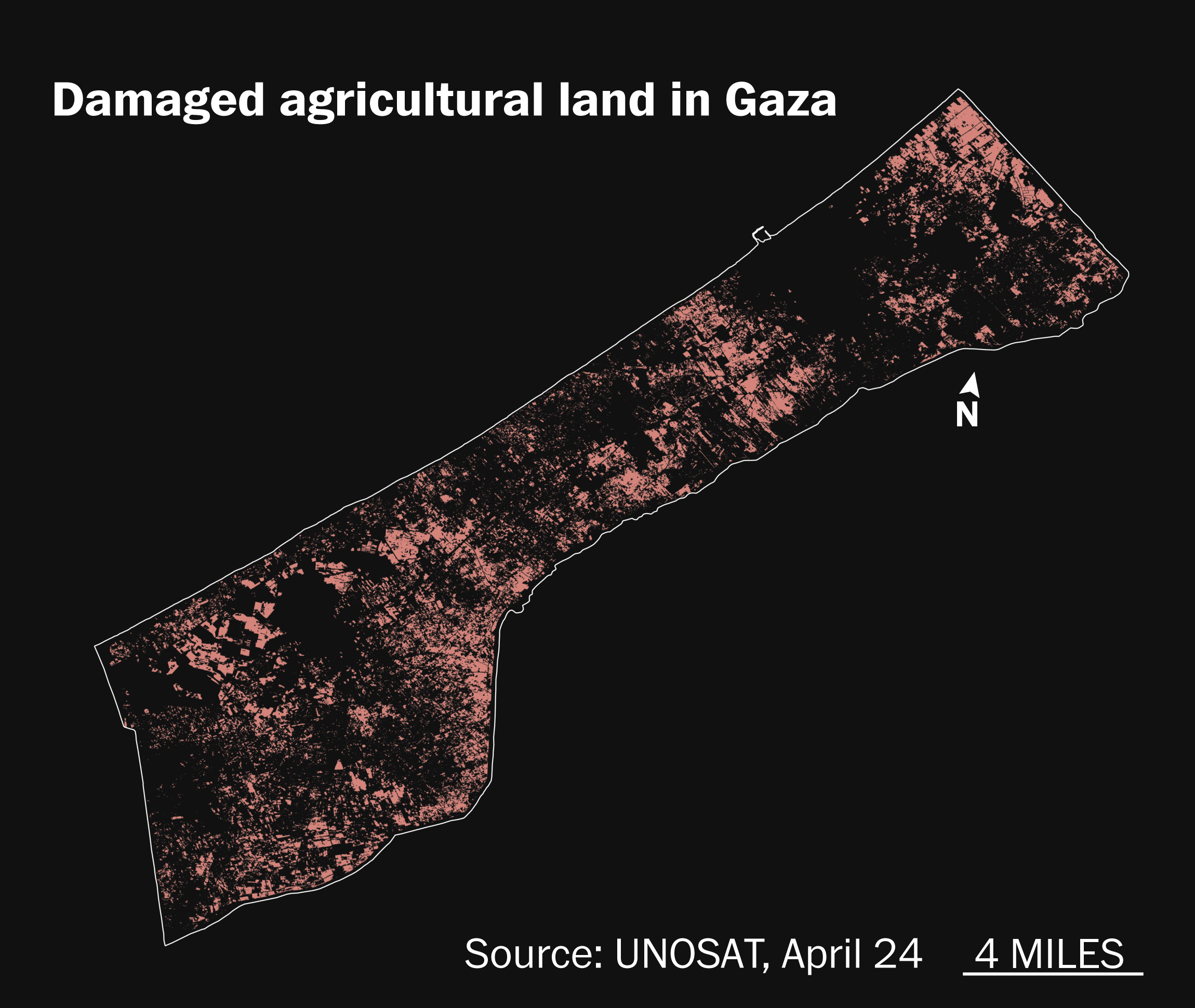 israel’s offensive is destroying gaza’s ability to grow its own food