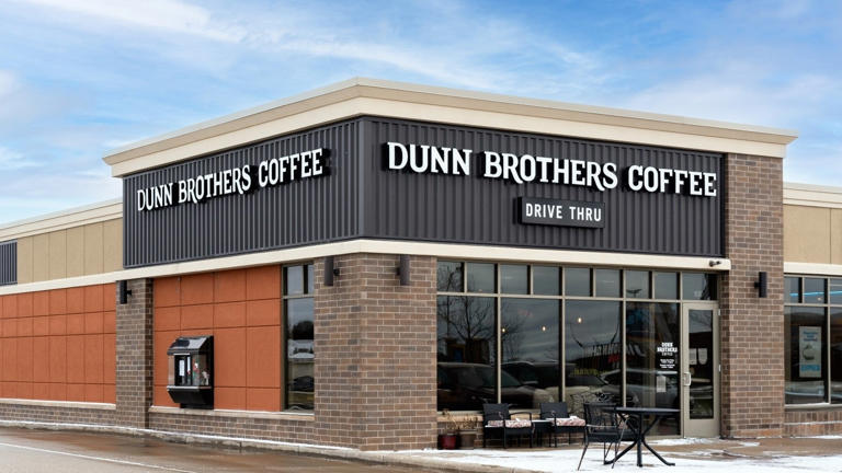 A Dunn Brothers Coffee shop in New Richmond