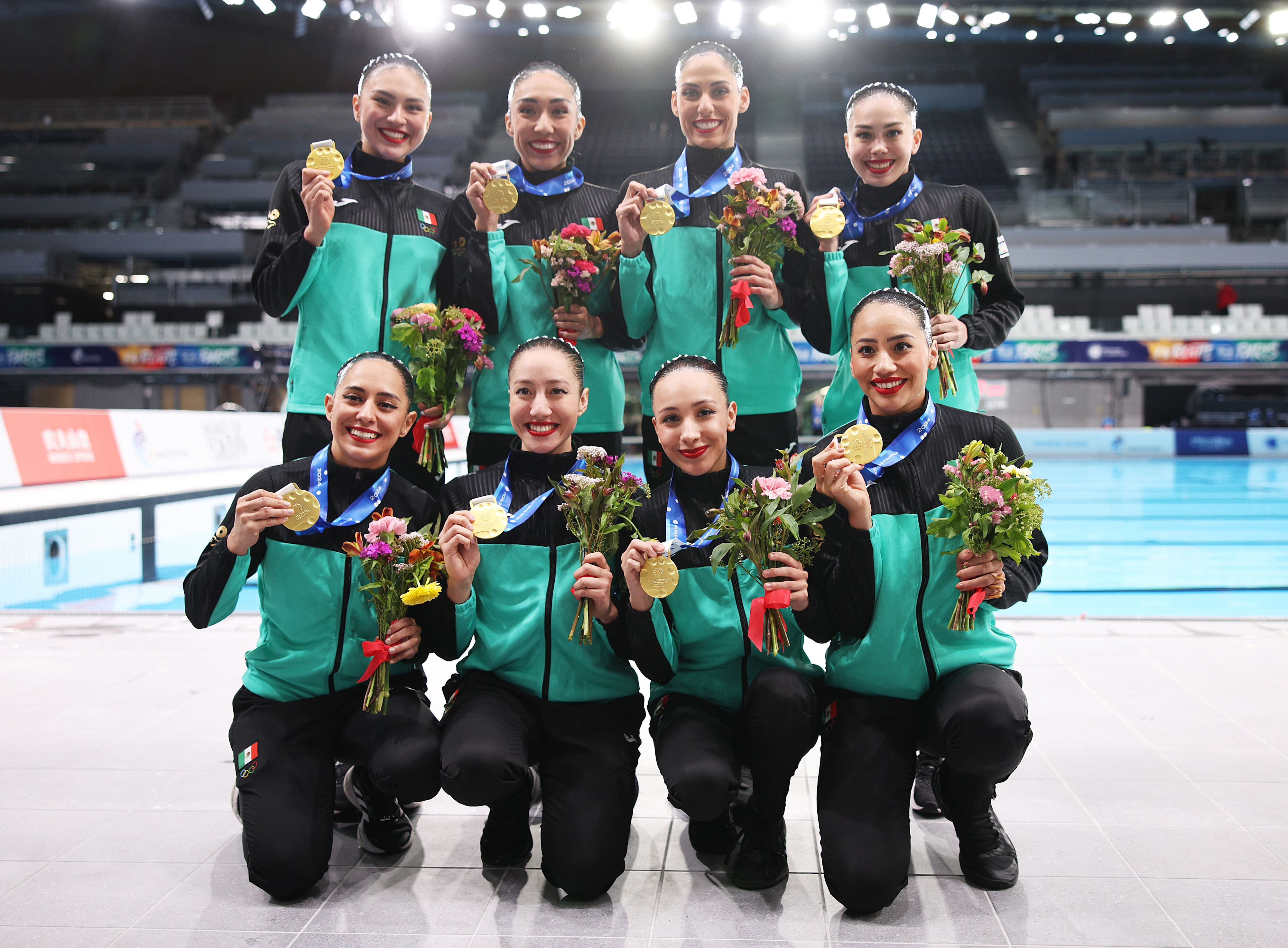 el equipo de natación artística de méxico conquista la medalla de oro en el mundial de parís