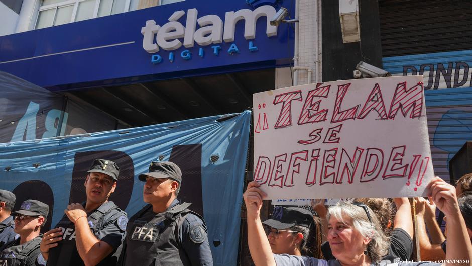 argentina: gobierno ordena cierre de corresponsalías ‘télam’
