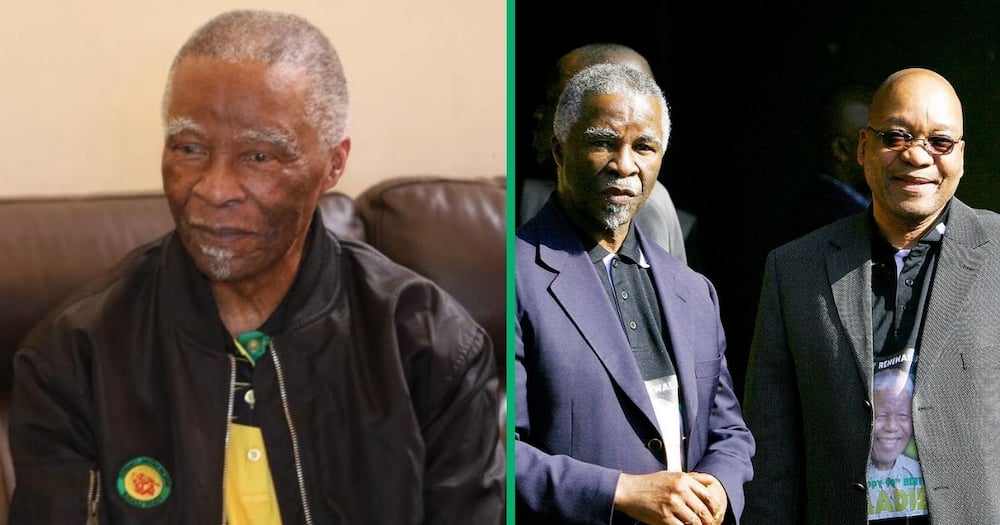 elections 2024: anc's thabo mbeki criticises jacob zuma of mk party, backs president ramaphosa's leadership