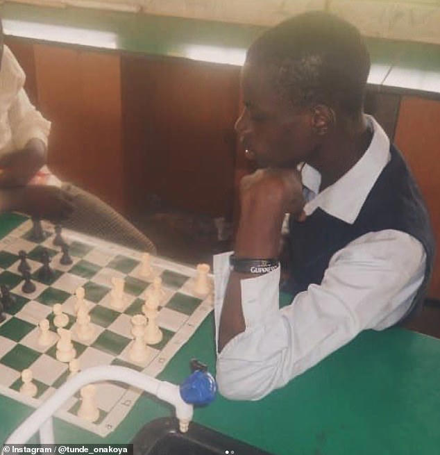 In this Instagram throwback, he recalled the first time he saw a chess board - in a barber shop 19 years ago
