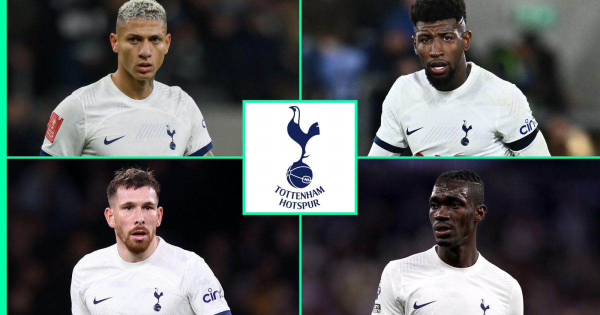 tottenham sanction radical clear-out with richarlison among three big names who’ll go, but struggler spared