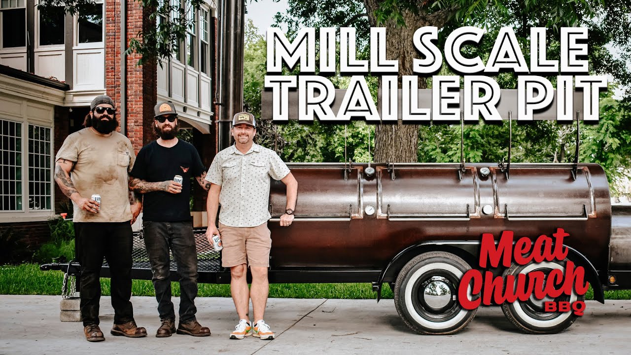 Meat Church Offset Trailer Smoker by Mill Scale walk around & tour