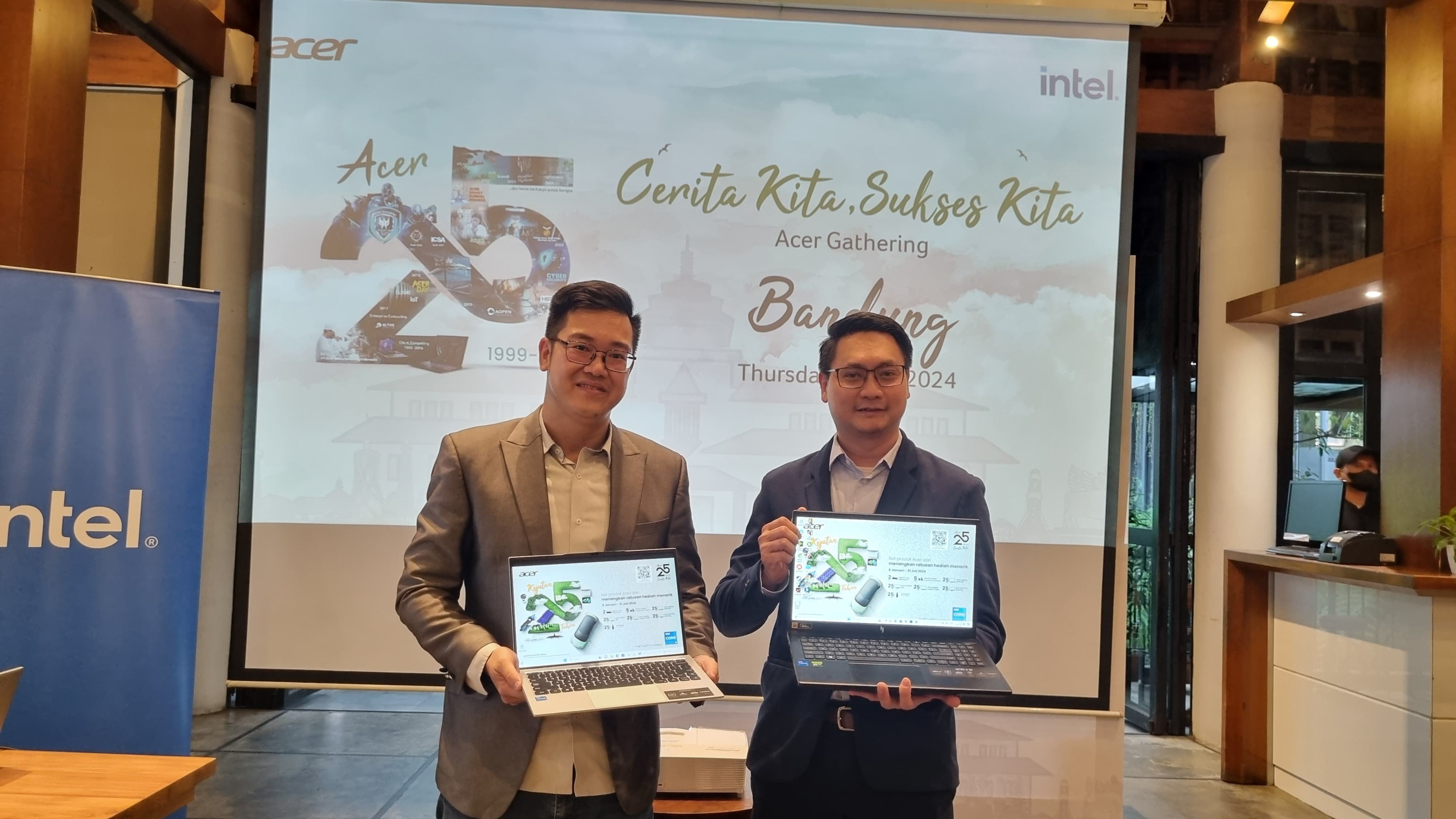 rayakan perjalanan 25 tahun, acer indonesia luncurkan laptop berteknologi ai