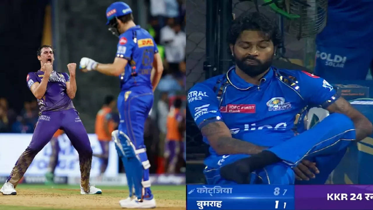 Mitchell Starc's Aggressive Celebration, Hardik Pandya's Reaction After ...