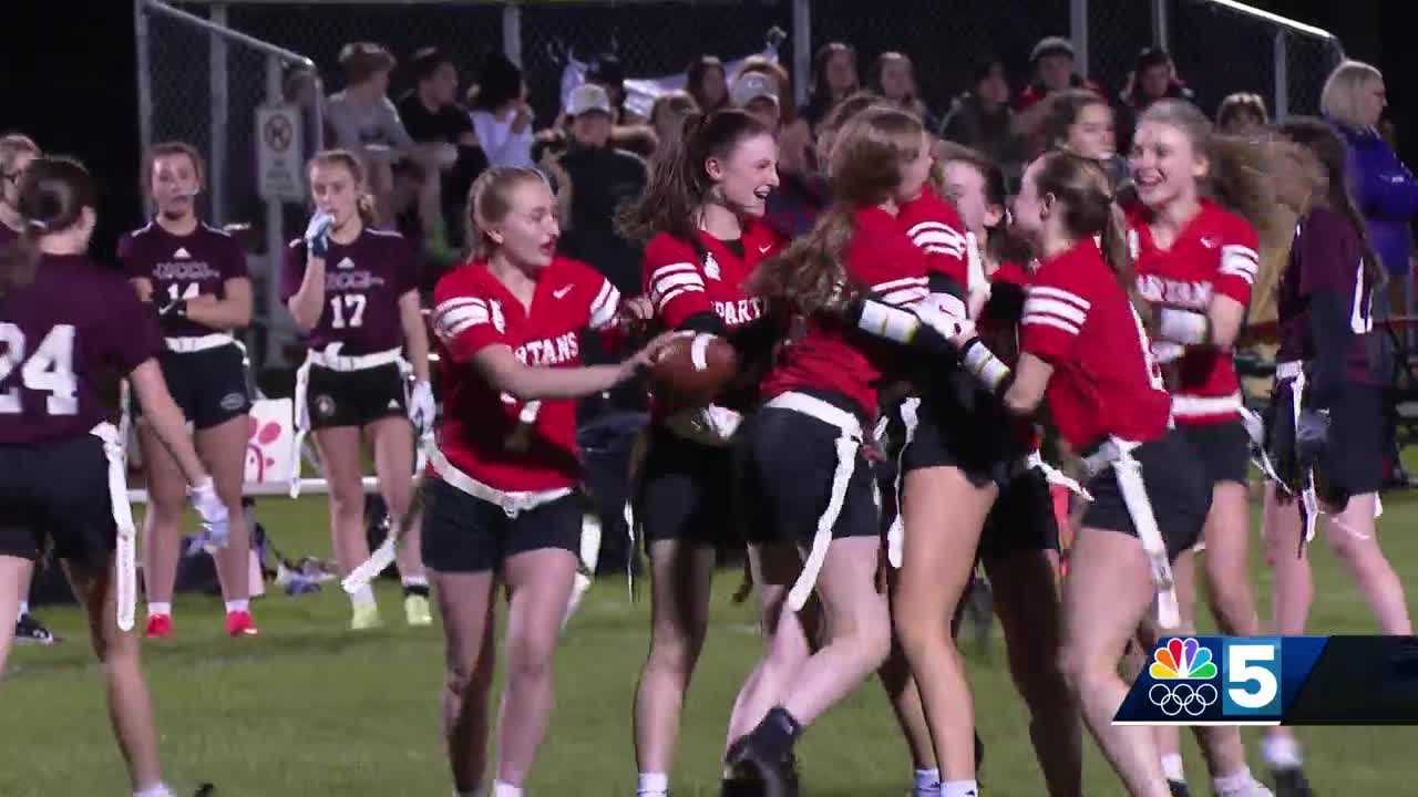 Saranac High School Claims Section VII's Top Seed In Girls' Flag Football