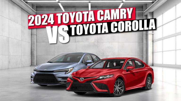 2024 Toyota Camry Vs 2024 Toyota Corolla Comparison