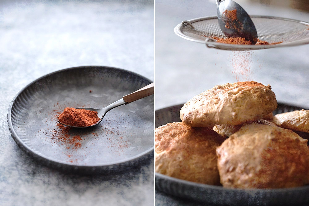 for something light yet decadent, try these savoury 'gougères' with aged cheddar and smoked paprika