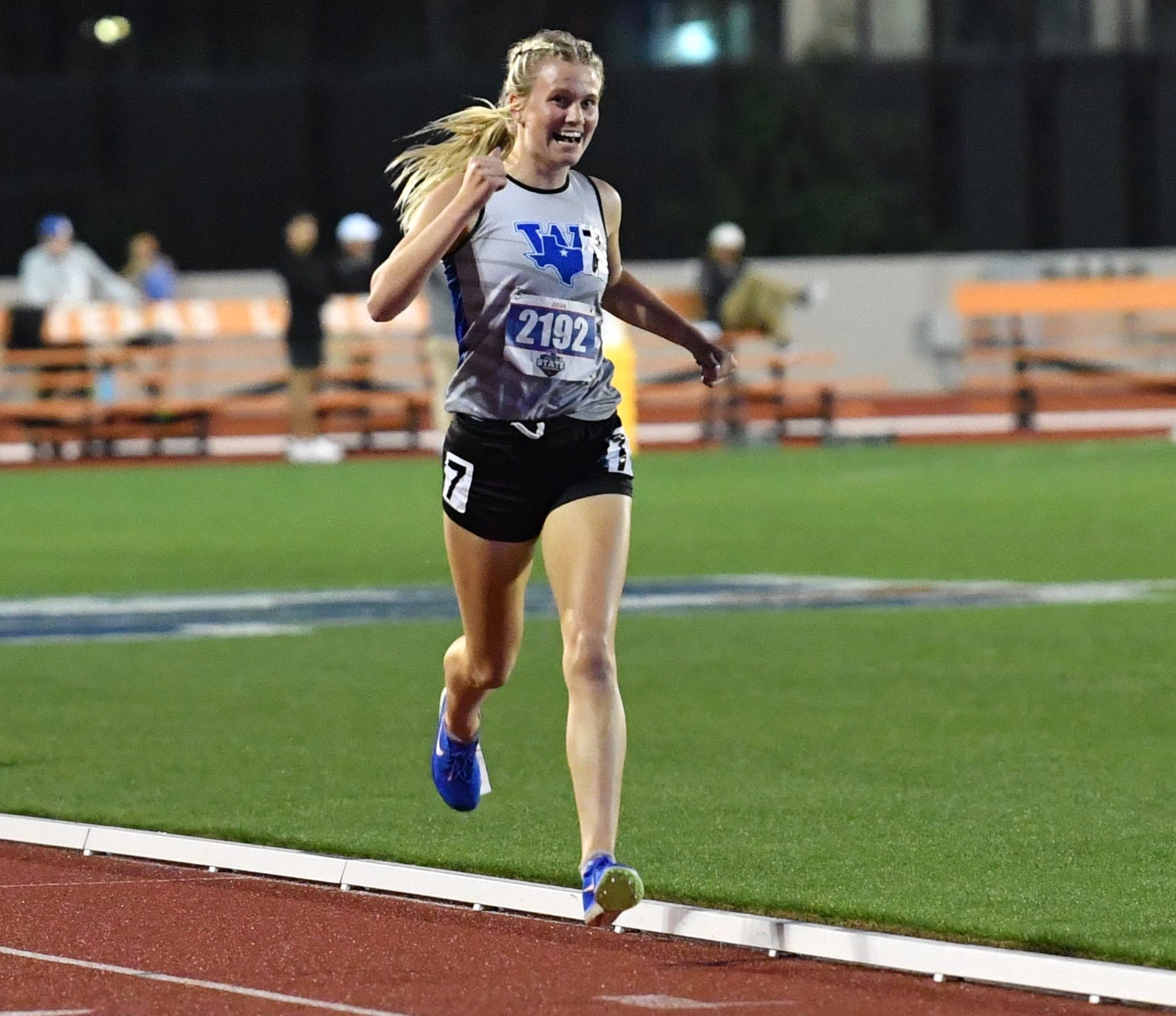 Windthorst's Cameron Belcher responds to adversity to win 1,600 state