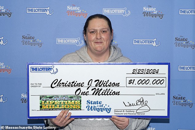 massachusetts woman wins $1m lottery jackpot twice in 10 weeks