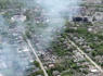 Drone footage shows Ukrainian village battered to ruins as residents flee Russian advance<br><br>