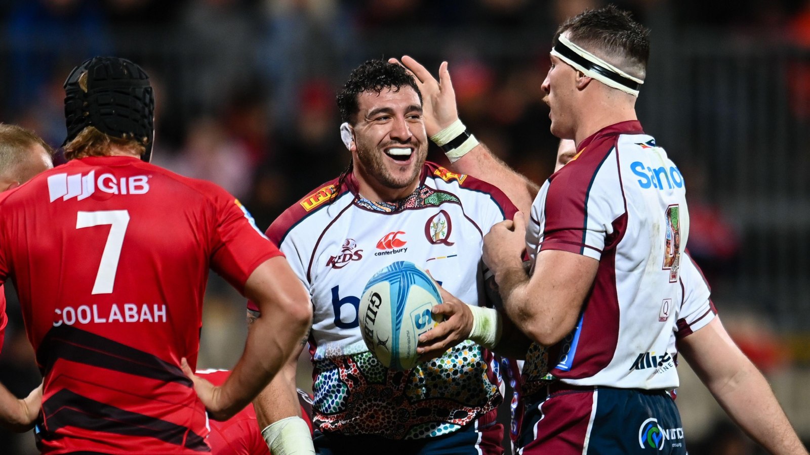 reds beat crusaders in christchurch for the first time this century as wallabies hopefuls shine