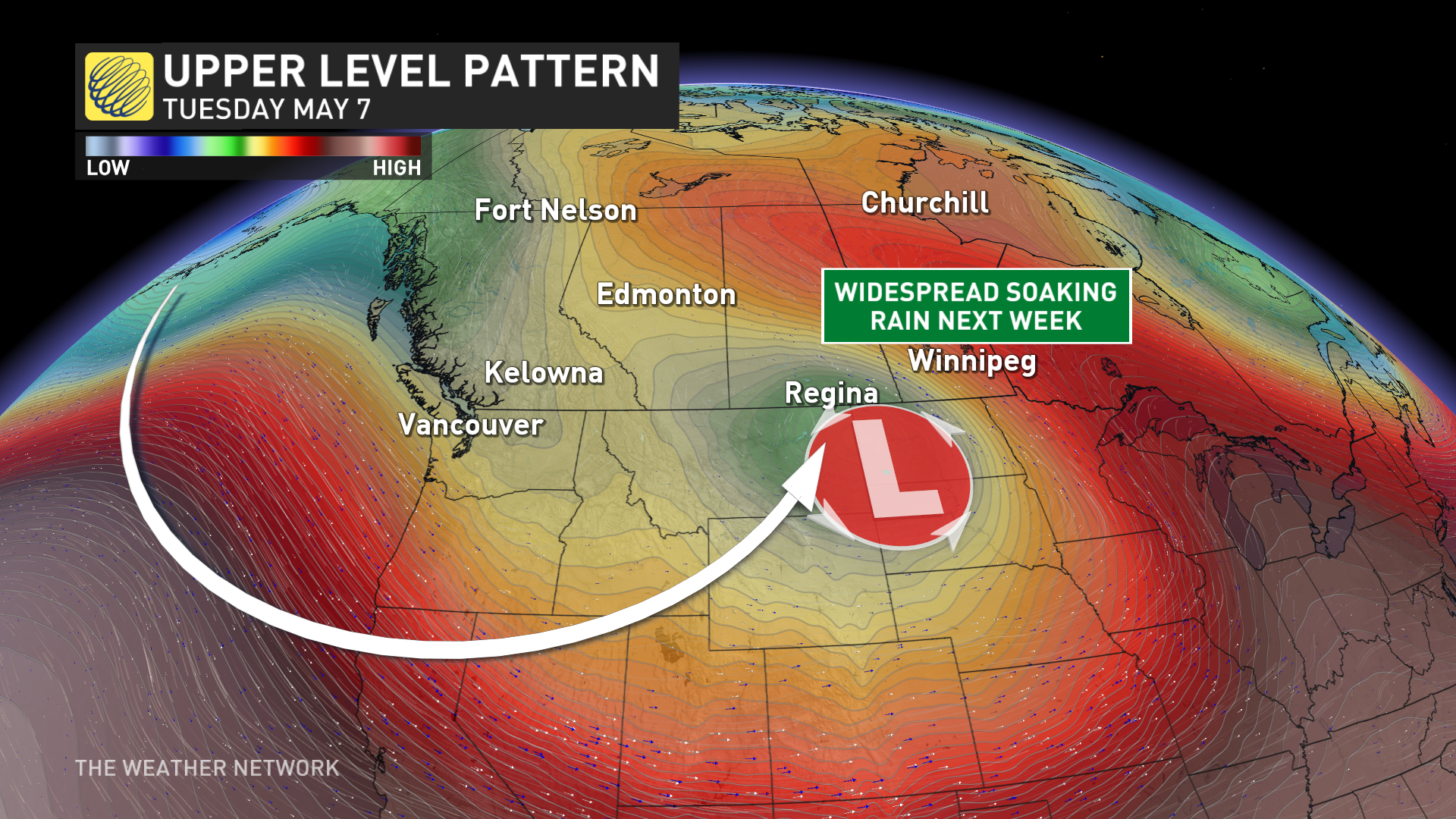 unusually strong mid-spring storm targets the prairies this week