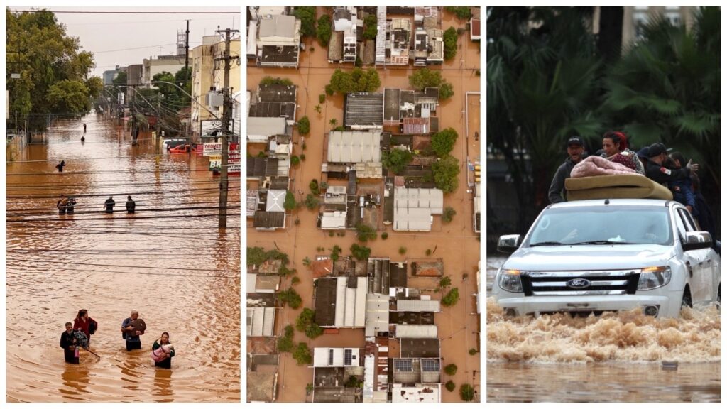 emergencia en brasil: impactantes imágenes de las lluvias que han dejado 56 muertos