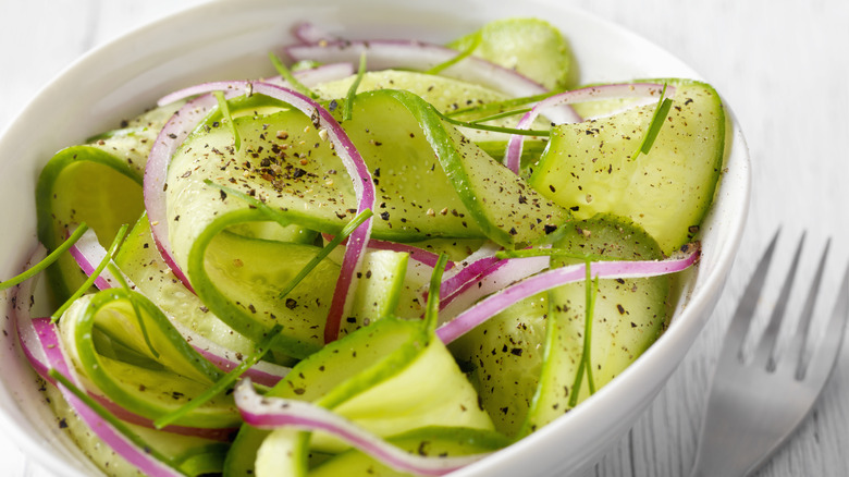 the trick for the most flavorful cucumber salad every time