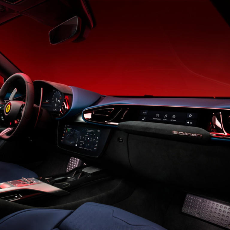 The Luxurious Interior of the Ferrari 12 Cilindri