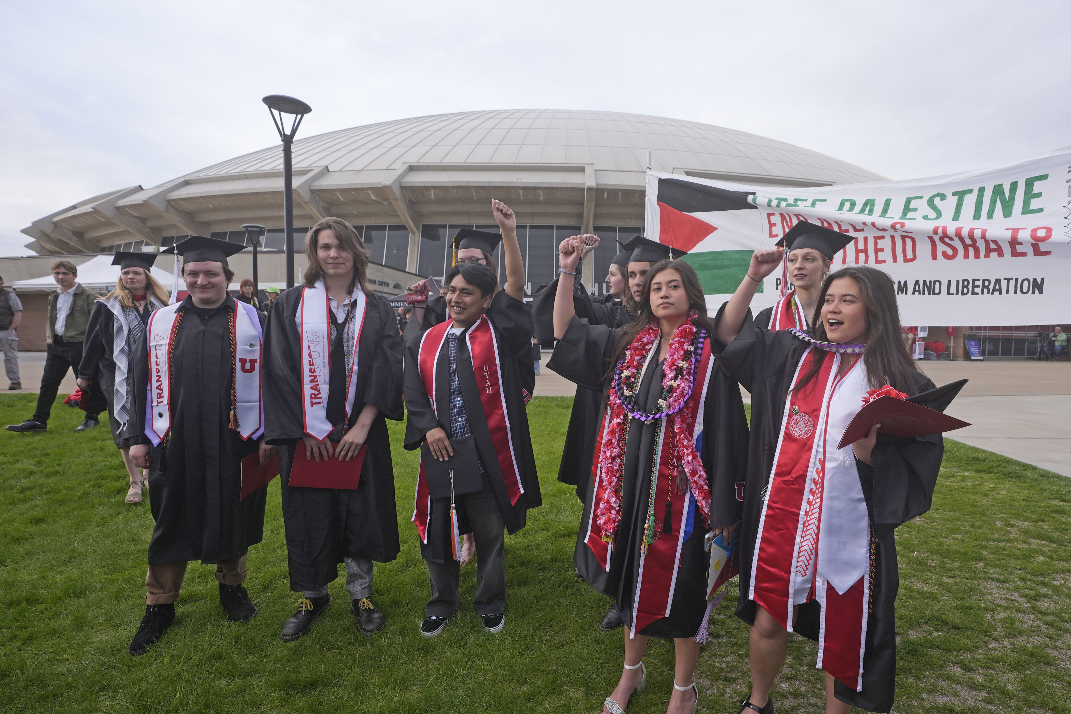 college graduations begin amid heightened protests and tensions