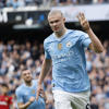 Haaland nets 4 goals as Man City routs Wolves 5-1 to stay in control of Premier League title race<br>