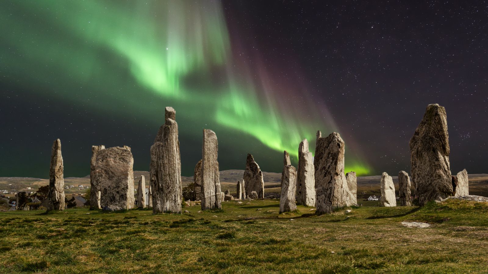 <p>Did you know northern Scotland has roughly the same latitude as some parts of Norway? This helps explain how – if you’re lucky – you can see the Aurora Borealis (AKA <em>the northern lights</em>).</p><p>Remember those Scottish islands? That’s where you’re most likely to see them – especially in wintertime, between September and March. Nights are at their longest and darkest, boosting the chance of seeing <a href="https://www.shetland.org/blog/what-are-the-mirrie-dancers" rel="noreferrer noopener">the Mirrie Dancers</a> (Shetland’s name for the Aurora Borealis).</p>