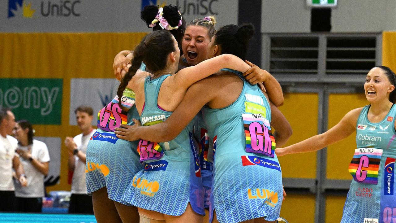 history! super netball’s newest team claim first-ever win after wild last-second stunner
