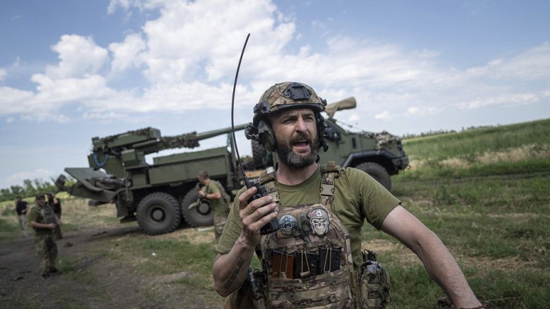 ukrainians flee russian advance as footage shows decimated village