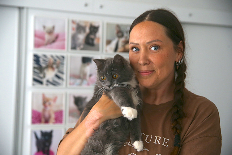fethiye'de yaşayan i̇ngiliz kadın bakıma muhtaç kedilere evini açtı