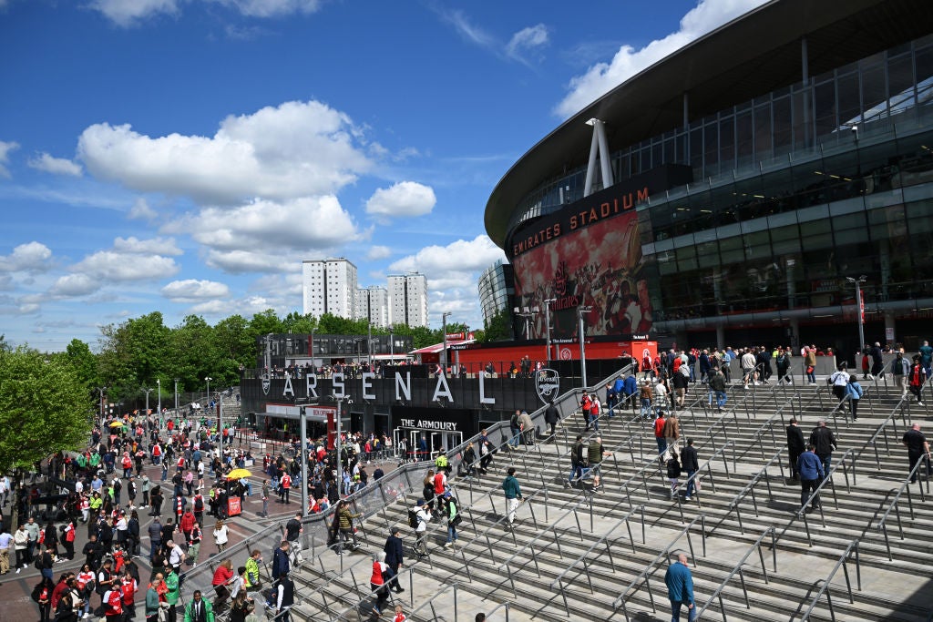 arsenal vs bournemouth live: premier league latest updates as declan rice scores third in added time