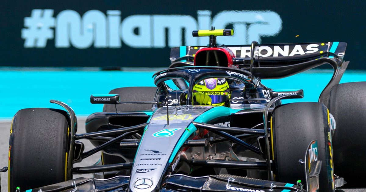 mercedes leap to defence of lewis hamilton as error highlighted in red bull miami battle