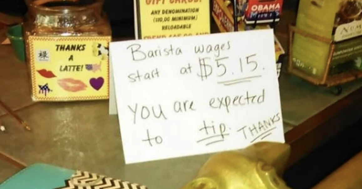 14 photos that perfectly encapsulate how mildly infuriating tipping culture has become