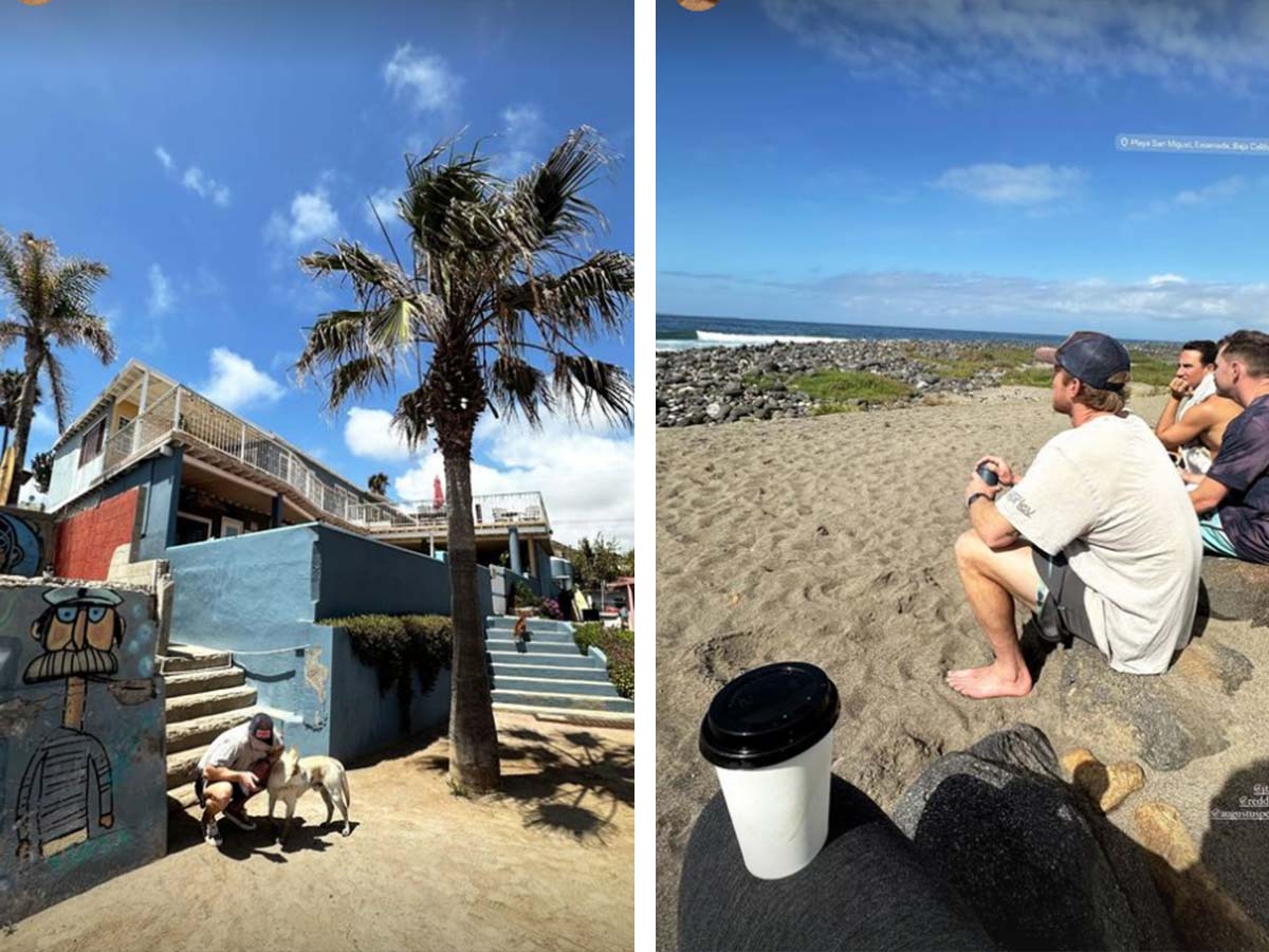 fotos: última publicación de surfistas australianos en méxico; disfrutaron tacos y playas