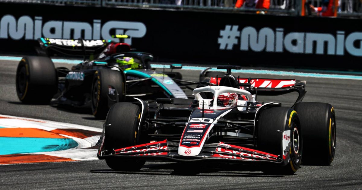 lewis hamilton reacts to kevin magnussen response after ‘stupid tactics’ used in miami sprint