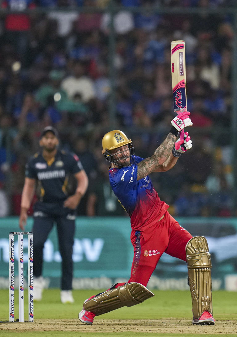 Skipper Du Plessis Guide Rcb To Convincing 4 Wicket Win Over Gt 3915