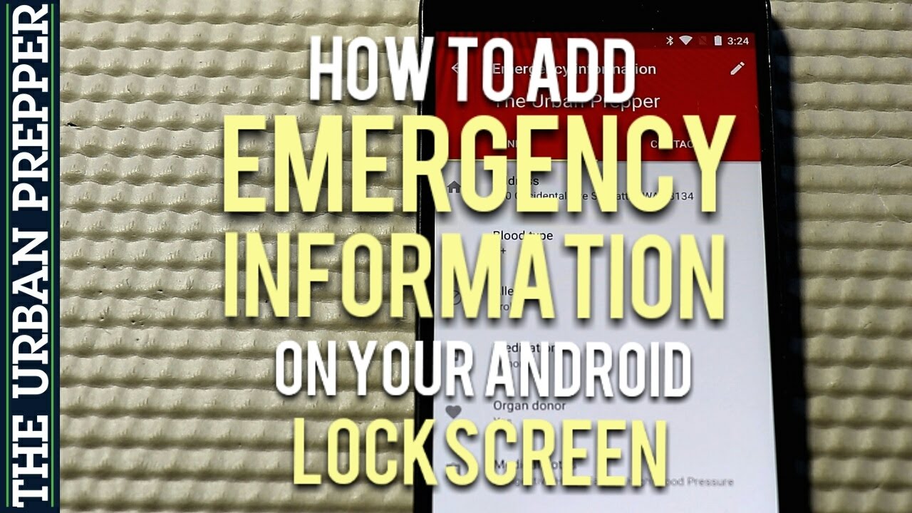 How to add vital emergency info to your Android lock screen