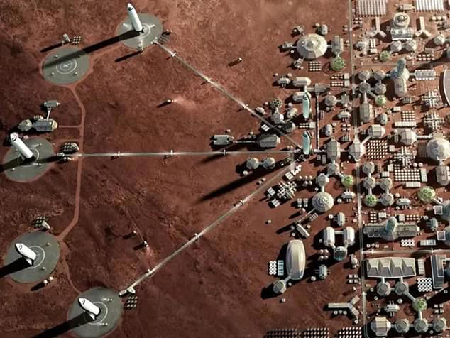 Elon Musk dreams of building a Martian city that could sustain a million people by 2050.