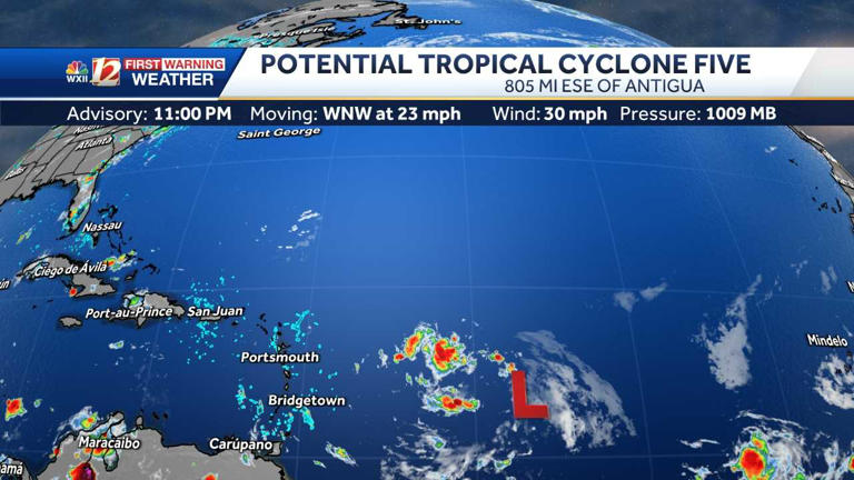 Tropical update on Jerry: Maps, models and forecast cone from the ...