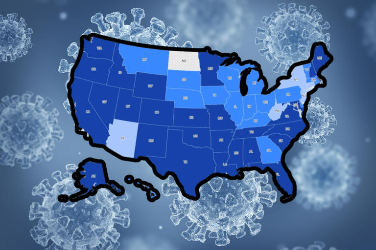 COVID Map Update: Majority of US States Now Have 'Very High' Levels