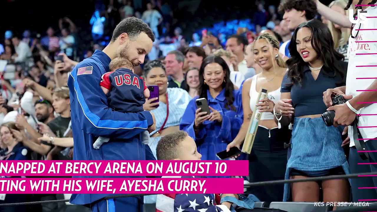 Steph Curry Celebrates Gold Medal Win With Wife Ayesha and Young Sons