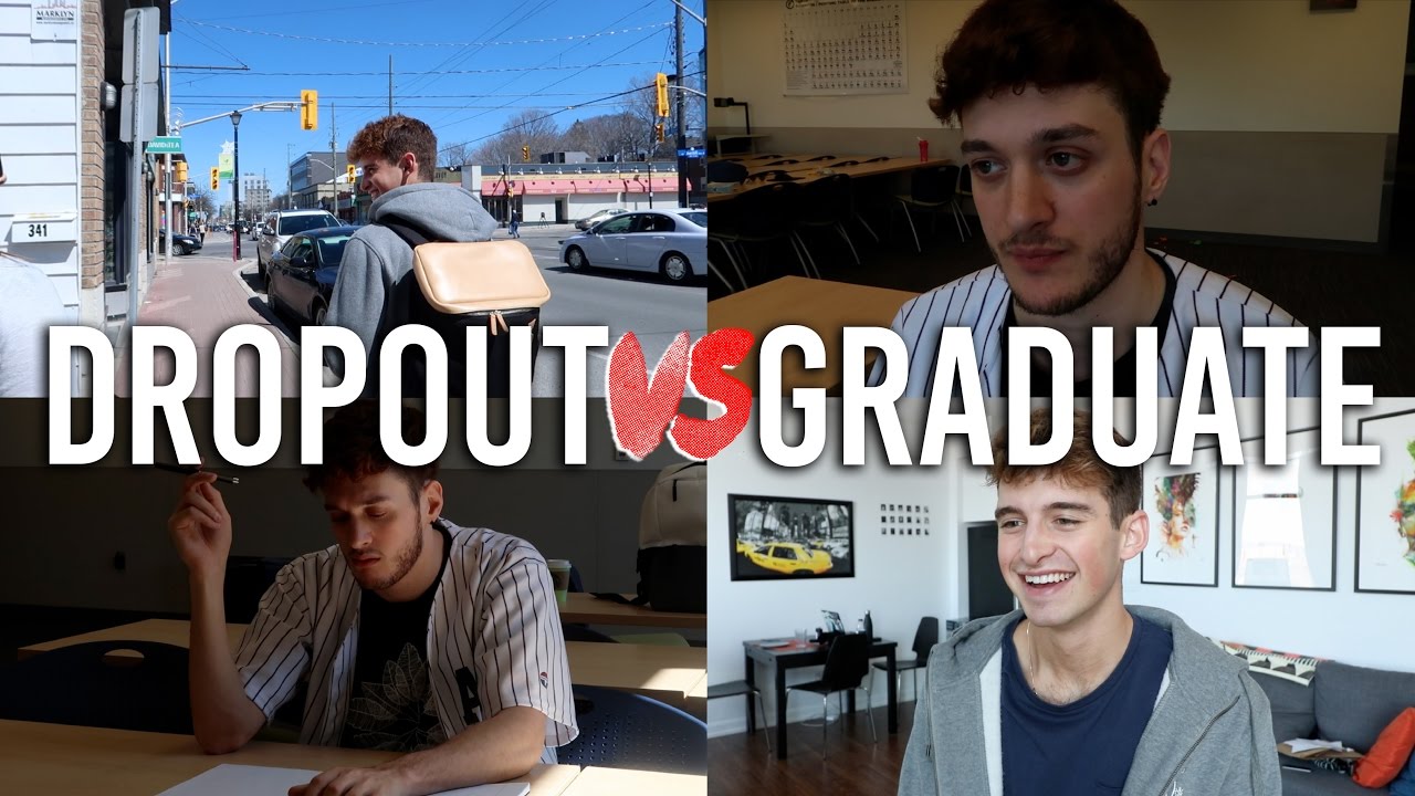 Comparing the different paths of a college dropout and graduate