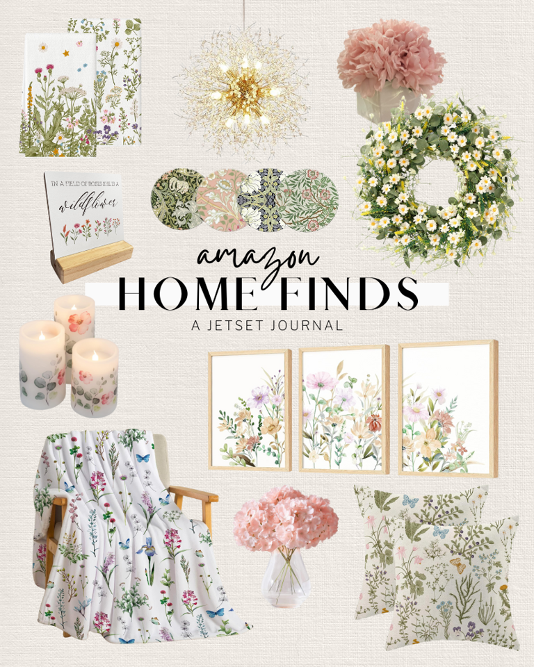 Add some pretty new floral decor to your home