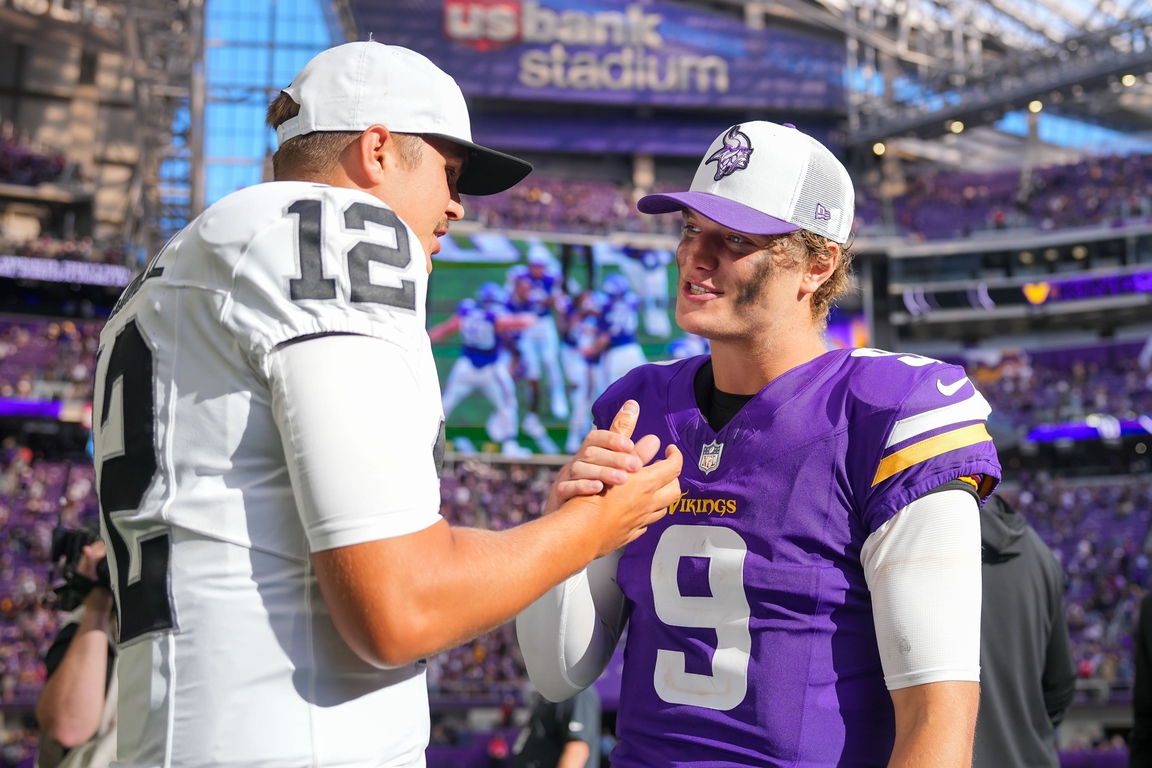 Vikings QB JJ McCarthy Out For Entire Rookie Season After Meniscus Surgery