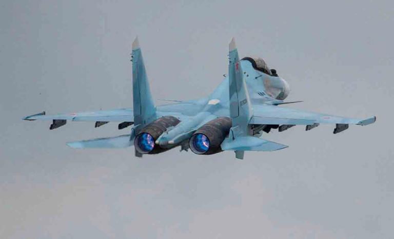 Su-30SM2. Képek: Telegram @uac_ru