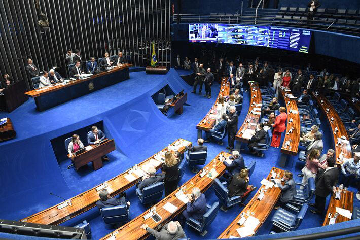 Plenário do Senado aprovou PEC da Anistia a partidos. Foto: Jonas Pereira/Agência Senado Foto: Jonas Pereira